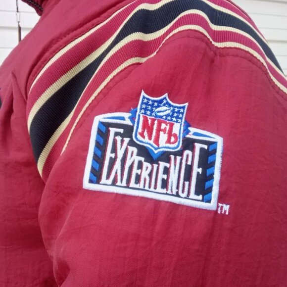 Vtg. San Francisco 49ers Pro Player NFL Experience Reversible Jacket - Size GD/L - Picture 10 of 15